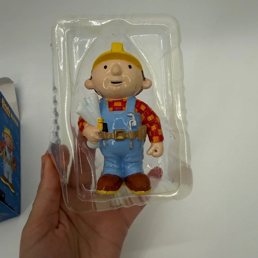 Vintage Bob the Builder & Wendy Christmas Ornaments 2002 Set of 2